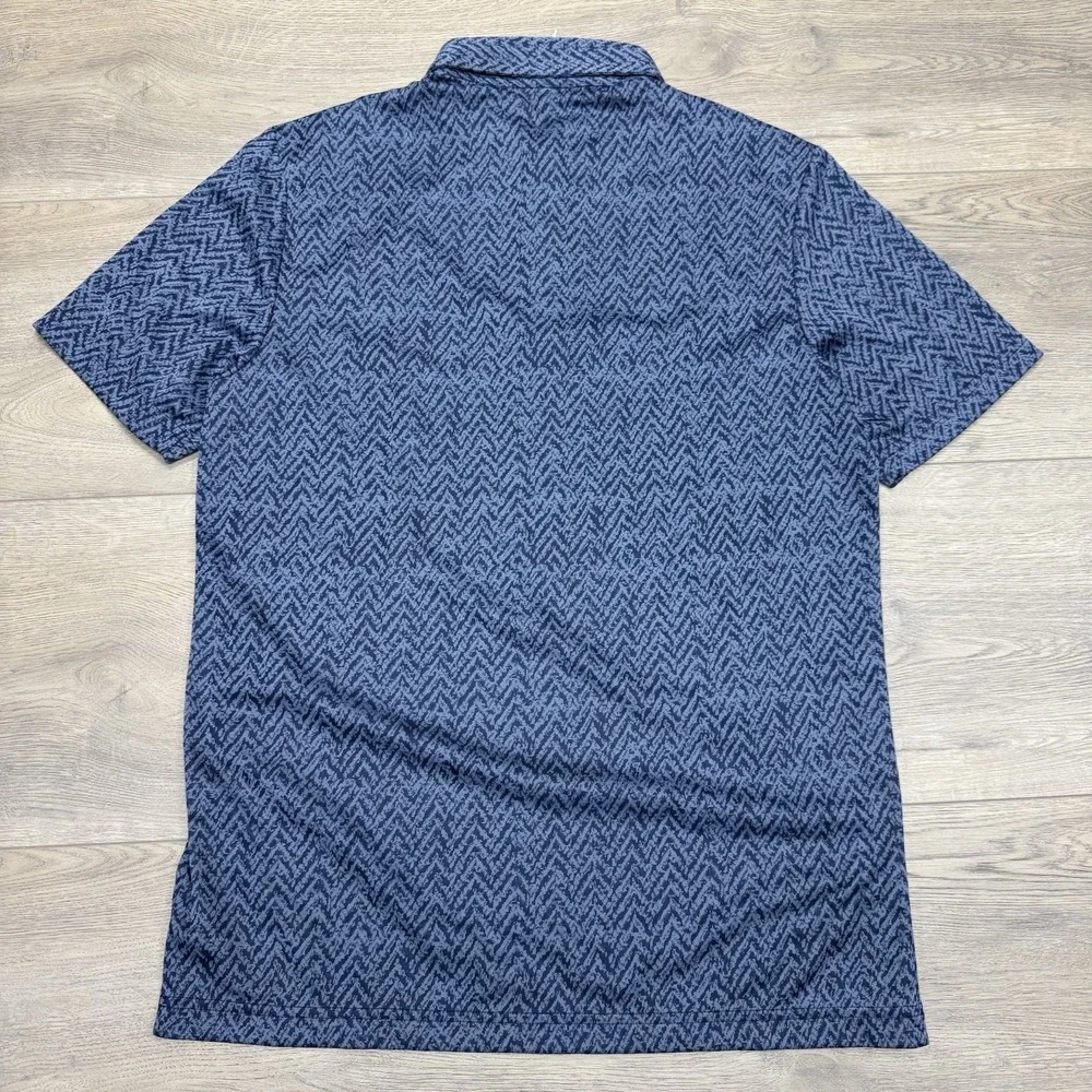 NWT Adidas Fairway JQ‎ Polo Collegiate Navy Men's Sz S Golf Preppy